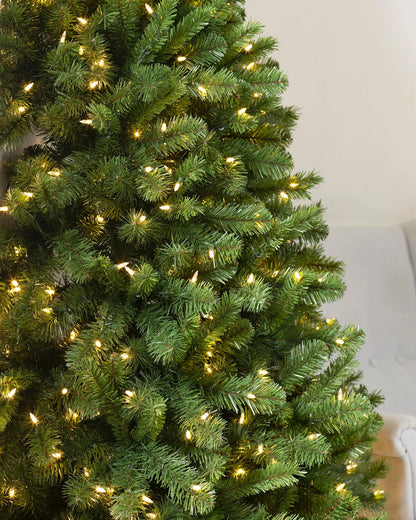 Demi-sapins de Noël artificiels de Paris