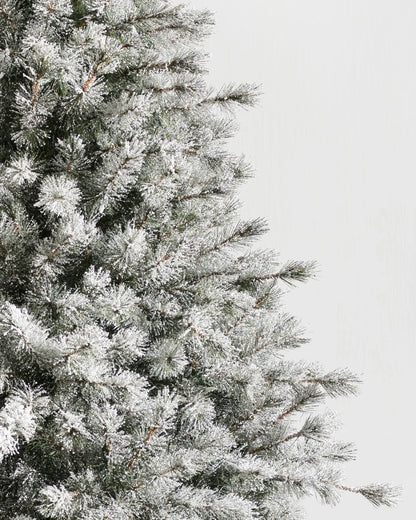 Sapins de Noël artificiels enneigés Alsaciens